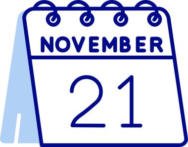 Kasım 'ın 21' i bir günlük takvimde