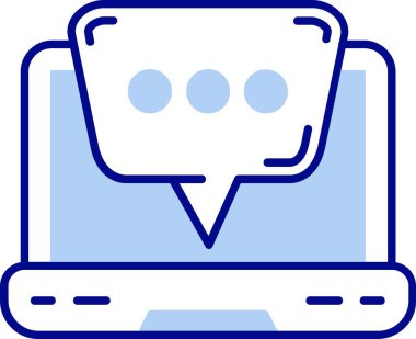 dizüstü bilgisayar simgesi, modern basit tasarım