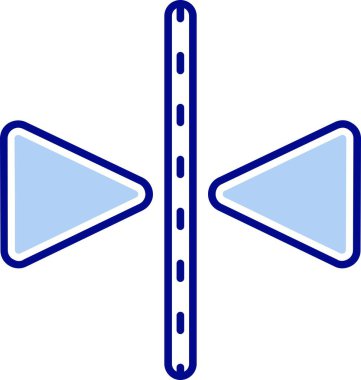 Çizgi film simgesinin vektör çizimi