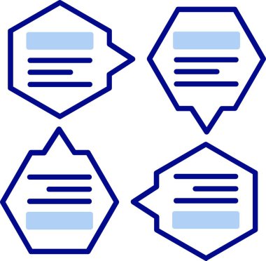 Kağıt simgesinin vektör kümesi