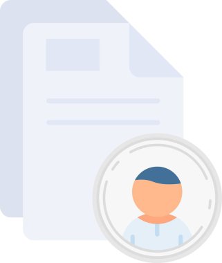 iş düz renk simgesi tasarımı, vektör