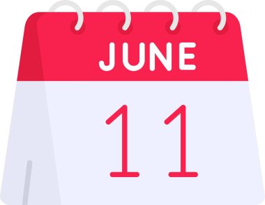 11 Haziran takvim simgesi