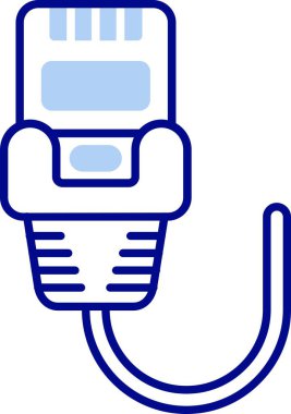 Bir dolgu simgesinin vektör illüstrasyonu