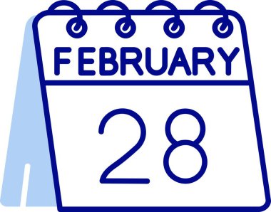 takvim çizgisi gradyan simgesi tasarımı