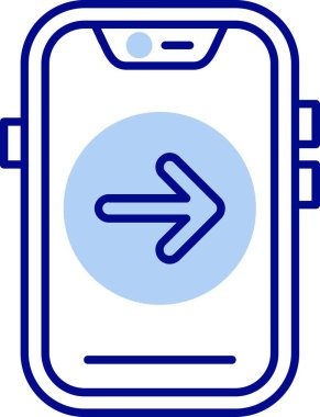 Vektör Mobil simge illüstrasyonu