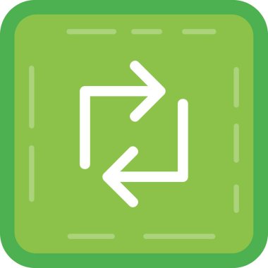 ok yönü simgesini doldurulmuş dış çizgi biçiminde taşı