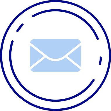 E- posta simgesi vektör illüstrasyonu