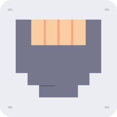 Bir dizaynın düz simgesi. vektör illüstrasyonu