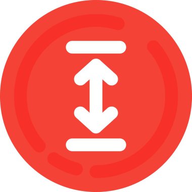 Eğilim biçimi izole edilmiş arkaplanda ok simgesi