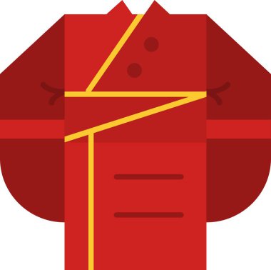 kutu servis simgesi düz biçimli