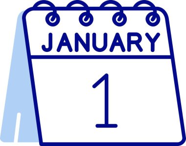 takvim çizgisi gradyan vektör simgesi