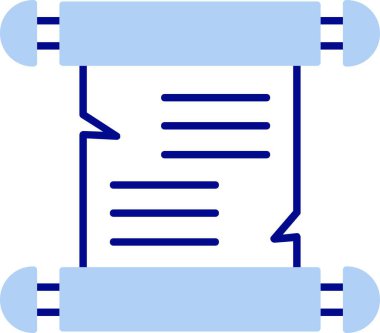 Mavi ve beyaz arkaplanın vektör çizimi