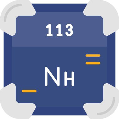 Kimyasal. Web simgesi basit illüstrasyon