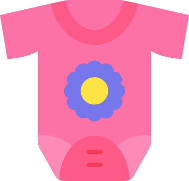 yeni doğan bebek giyimi simgesi