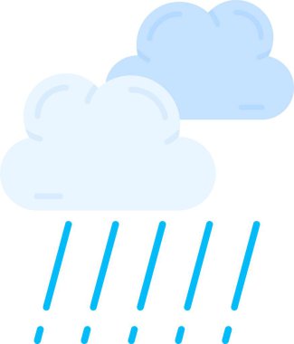 Bulut simgesi vektör illüstrasyonu