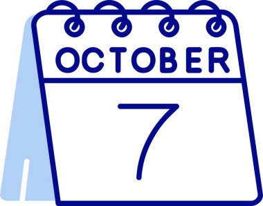 17 Ekim - takvim - tek takvim simgesi