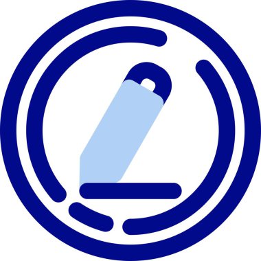 Benzersiz sprey çizgisi vektör simgesi