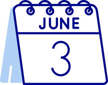 Haziran Glyph vektörü Simge Tasarımı