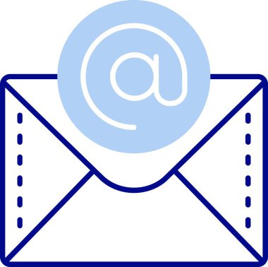 e- posta simgesi vektör illüstrasyonu
