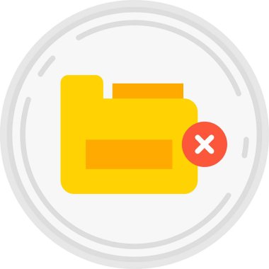 veri depolama düz ikon vektör çizimi