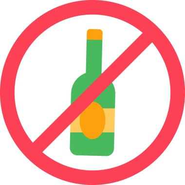 alkol yassı alkol ikonu