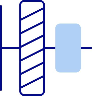 müzik çalar ikon vektör illüstrasyonu