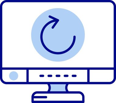 İnternet web simgesi basit illüstrasyon