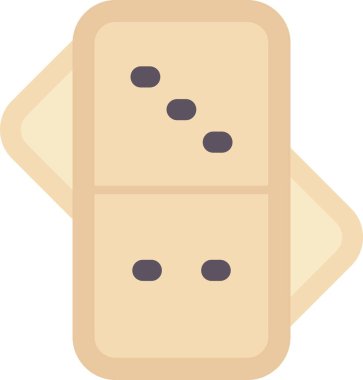 Ekmek simgesi ve vektör illüstrasyonu beyaz arkaplanda izole edildi