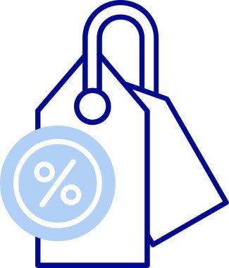 etiket indirimi simgesi, özet biçimi