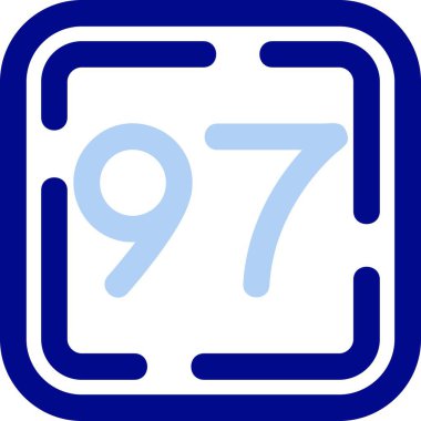 979 simgesi, vektör, basit tasarım