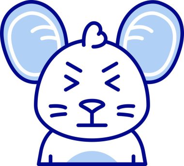 hayvan ifadesi emoji simgesi - özet biçimi