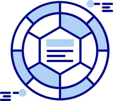 futbol topu web simgesi basit tasarım