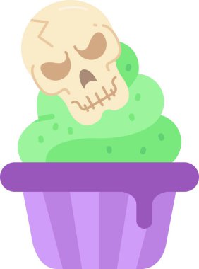 Cadılar Bayramı kabağı, illüstrasyon, beyaz arkaplandaki vektör.