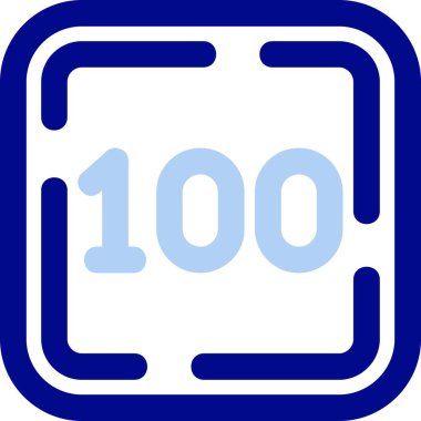 Mavi pulda 10 metin var. Basit daire başlığı ve mavi