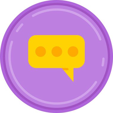 Sohbet yorum mesajı simgesi