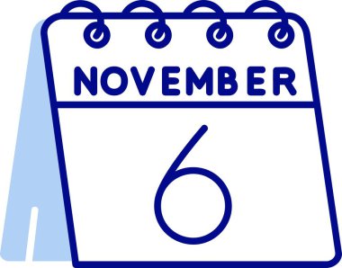 Kasım 1 - Çizgi film takvimi takvimi