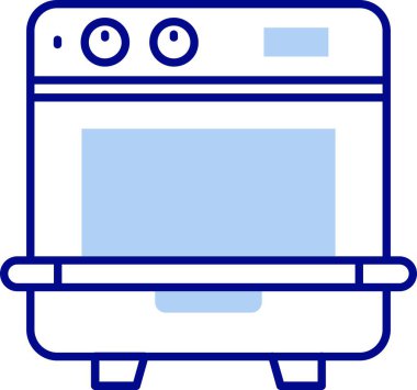 mutfak fırın kutsal kişilerin resmi, vektör çizim