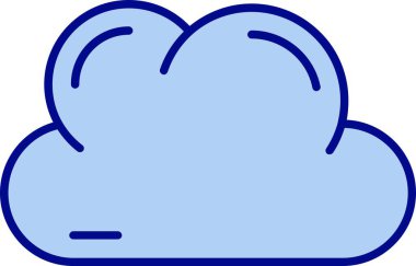 Bulut simge vektör işareti