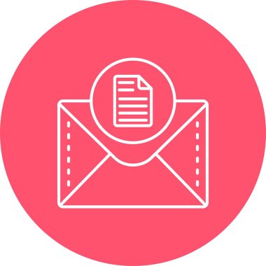 Kişisel ve ticari kullanım için e-posta vektör simgesi modern basit vektör çizimi