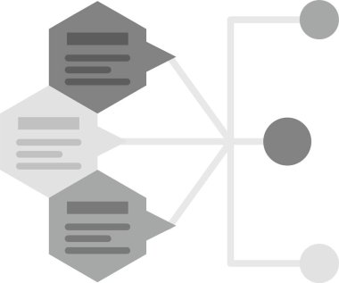 veri analiz ağı simgesi