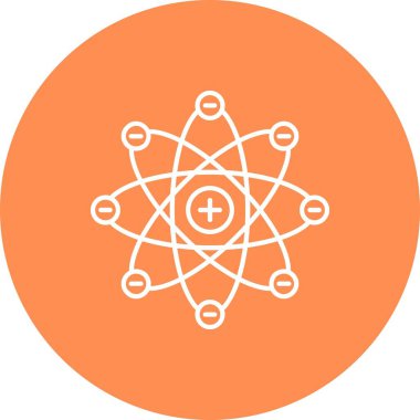 vektör atom simgesi illüstrasyonu