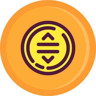 Eşsiz Çin Yuan para birimi vektör simgesi