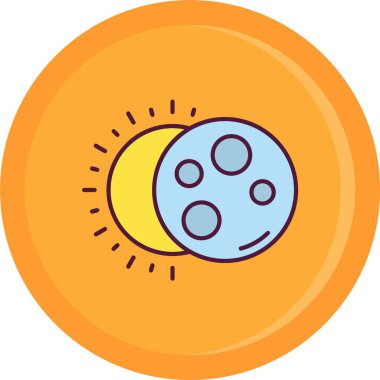 Bir gezegenin vektör çizimi