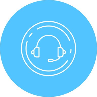 vektör kulaklık simgesi