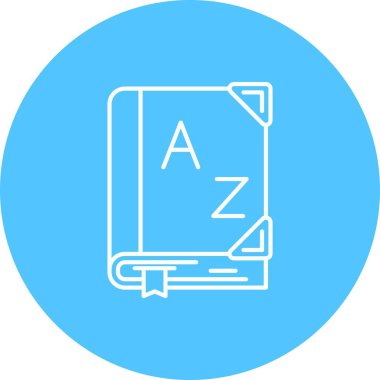 Bir belge simgesinin vektör illüstrasyonu