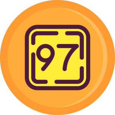 Güzel Takvim Kabartma Vektörü Simgesi