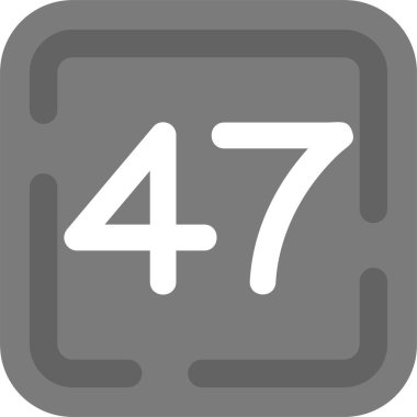 Tek izole takvim simgesinin vektör çizimi