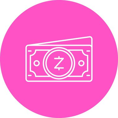 vektör para simgesi illüstrasyonu