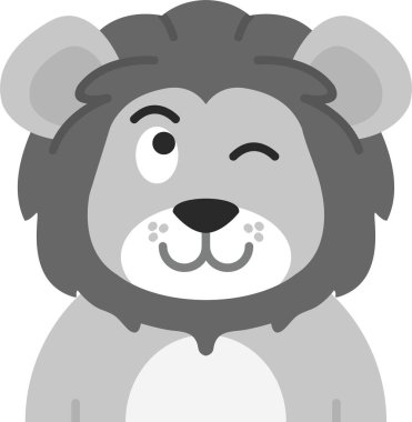 Tatlı çizgi film ayısının vektör çizimi. beyaz arkaplanda izole