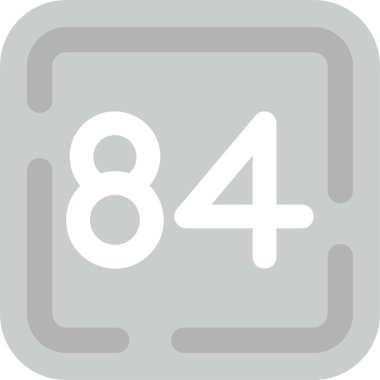 İzole edilmiş tek bir ikonun vektör illüstrasyonu